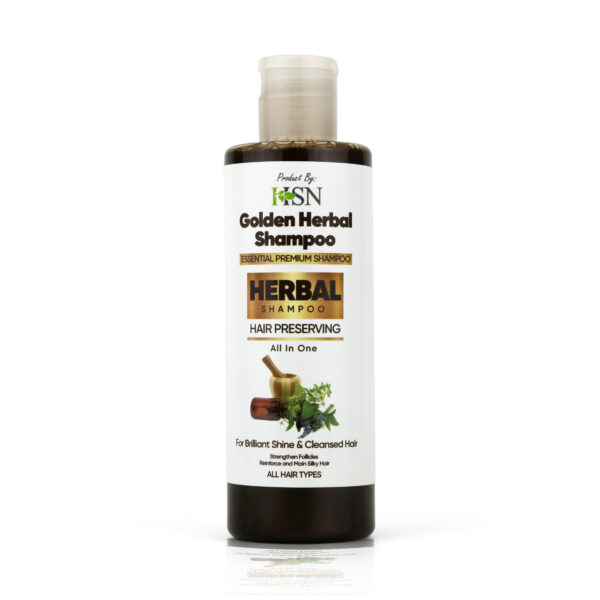 Golden Herbal Shampoo & Hair Preserving